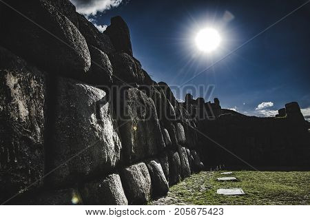 Great Stones in Sacsayhuaman . . .