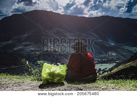 Resting in the Sacred Valley . .