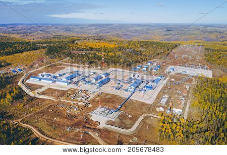 oil pipeline station maintenance russia nature gas