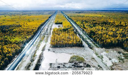 oil pipe russia pipeline forest gas autumn