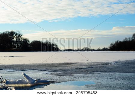 Frozen River Dnieper