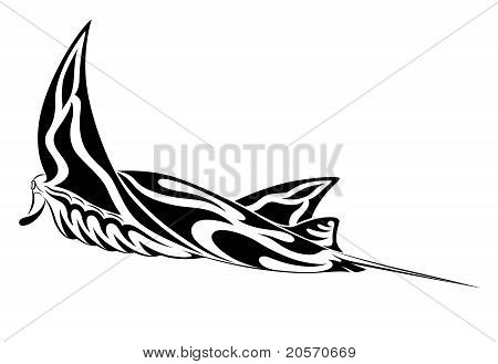Manta Ray, Tribal tetování