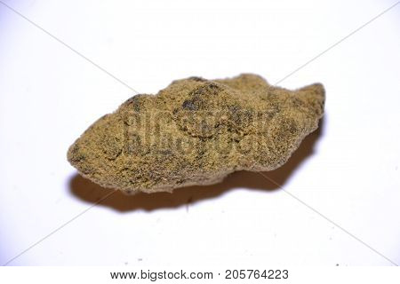 moonrocks are a cannabis bud rolled in hash oil then covered in kief. this makes it one of the strongest medical marijauna strains out there