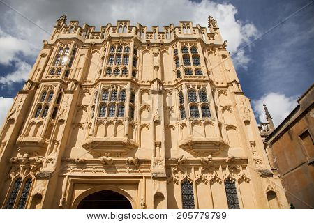 CIRENCESTER, ENGLAND - AUGUST 31, 2017:Old street in Cirencester, England, United Kingdom