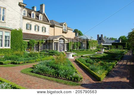 ROCHESTER, NY, USA - MAY 20, 2010: George Eastman House in Rochester, New York State, USA.