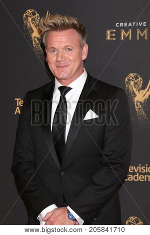 LOS ANGELES - SEP 9:  Gordon Ramsey at the 2017 Creative Emmy Awards at the Microsoft Theater on September 9, 2017 in Los Angeles, CA