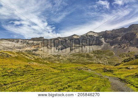 Image from the center of the glacial Circus of Troumouse one of the largest from the Europe.