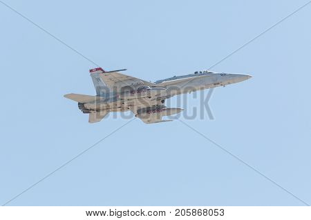 Marines F/a-18C Hornet Vmfa-232, Red Devils Performing At The Miramar Air Show