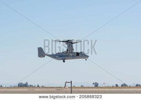 Bell Boeing Mv-22 Osprey Performing At The Miramar Air Show