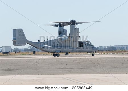 Bell Boeing Mv-22 Osprey Performing At The Miramar Air Show