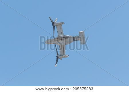 Bell Boeing Mv-22 Osprey Performing At The Miramar Air Show