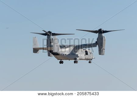 Bell Boeing Mv-22 Osprey Performing At The Miramar Air Show