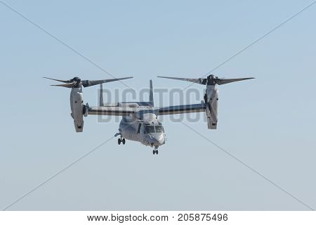 Bell Boeing Mv-22 Osprey Performing At The Miramar Air Show