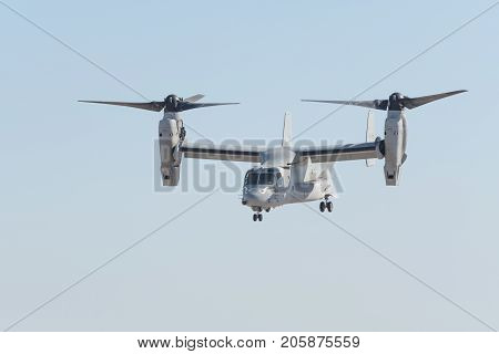Bell Boeing Mv-22 Osprey Performing At The Miramar Air Show