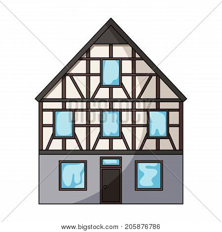 House single icon in cartoon style.House vector symbol stock illustration .