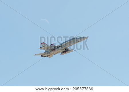 Marines F/a-18C Hornet Vmfa-232, Red Devils Performing At The Miramar Air Show