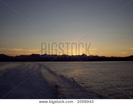 Alaska Sonnenuntergang