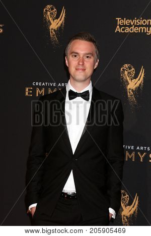 LOS ANGELES - SEP 10:  Patrick Jonsson at the 2017 Creative Arts Emmy Awards - Arrivals at the Microsoft Theater on September 10, 2017 in Los Angeles, CA
