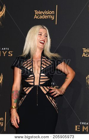 LOS ANGELES - SEP 10:  Trish Sommerville at the 2017 Creative Arts Emmy Awards - Arrivals at the Microsoft Theater on September 10, 2017 in Los Angeles, CA
