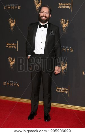 LOS ANGELES - SEP 10:  Martin Starr at the 2017 Creative Arts Emmy Awards - Arrivals at the Microsoft Theater on September 10, 2017 in Los Angeles, CA