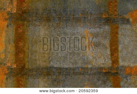 alte rostige Blech Metall