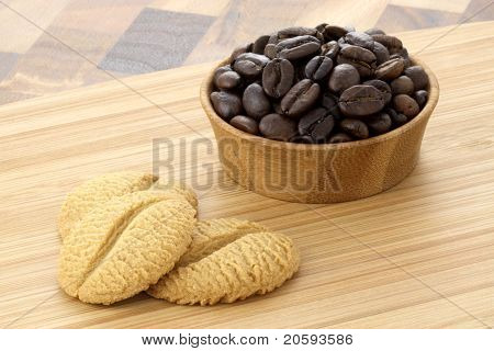 Shortbreads รสกาแฟและเมล็ดกาแฟ
