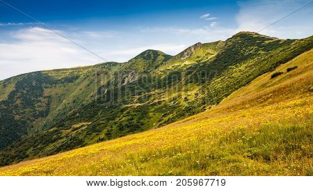 Mountain Ridges In The Vratna Valley In The National Park Mala F