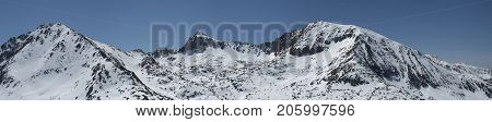 Anorra mountains pano from Grand Valira station