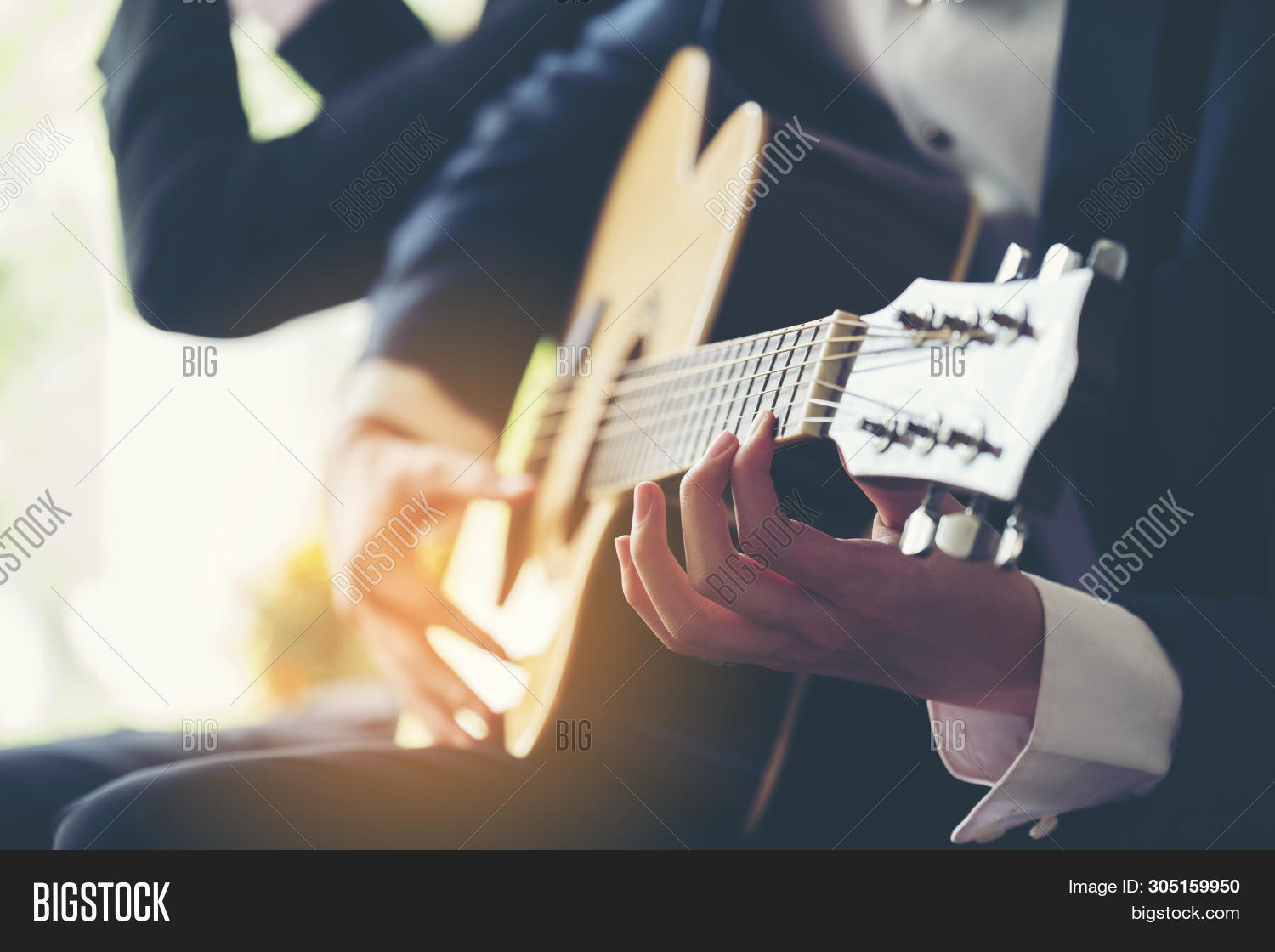 Playing Guitar Concert Image & Photo (Free Trial) Bigstock