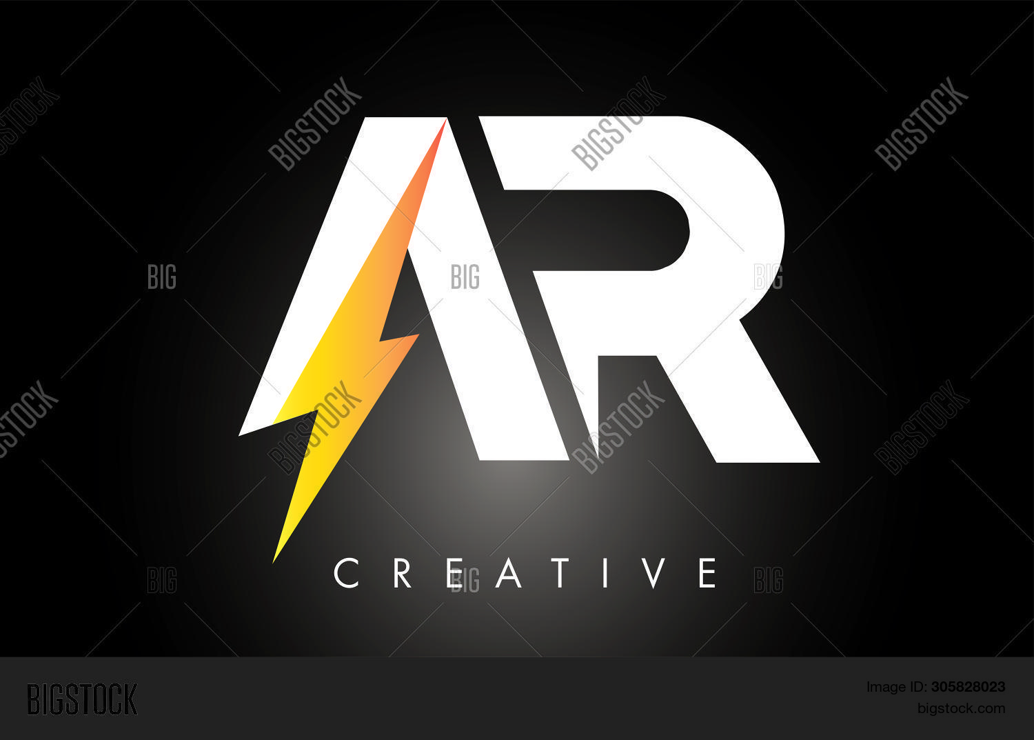 Ar Letter Logo Design Vector & Photo (Free Trial) Bigstock