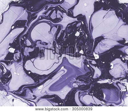 Hand-painted  Abstract Background With Paint Smudges. Design For Background, Banner, Flaer,poster,br