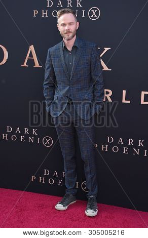 LOS ANGELES - JUN 04:  Shawn Ashmore arrives for the 'Dark Phoenix' Global Premiere on June 04, 2019 in Hollywood, CA                