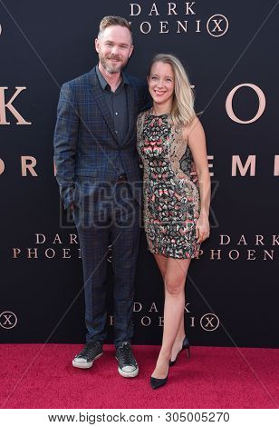 LOS ANGELES - JUN 04:  Shawn Ashmore and Dana Wasdin arrives for the 'Dark Phoenix' Global Premiere on June 04, 2019 in Hollywood, CA                