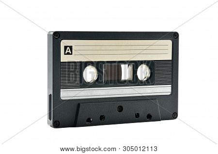 Compact Audio Cassette For Use On Audio Tape Recorders, Music Players And Tape Decks.retro.