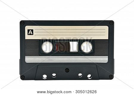 Compact Audio Cassette For Use On Audio Tape Recorders, Music Players And Tape Decks.retro.
