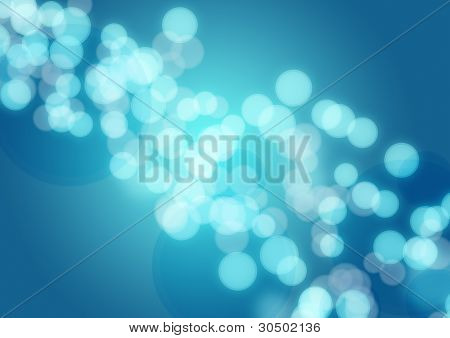 Plano de fundo azul de bokeh
