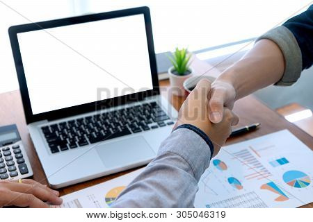 Businessman Work With Friend