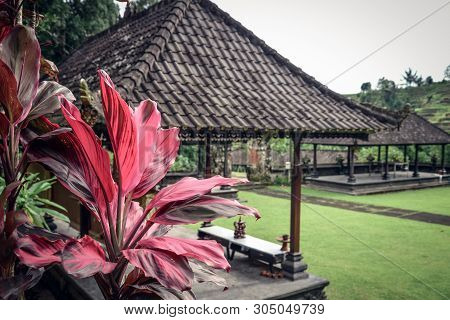 Pura Luhur Batukau Batukaru Hindu Temple In Tabanan, Bali, Indonesia. Located On The Southern Slope 
