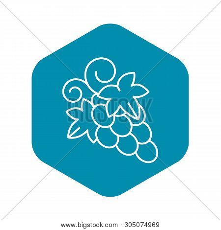 Table Grape Icon. Outline Table Grape Vector Icon For Web Design Isolated On White Background