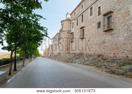 Promenade Of Rastro In Avila, Castilla Y Leon, Spain