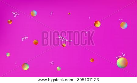 Clean Space Fantasy. Background Texture, Modern. Liquid Colorific Illustration.  Magneta Colored Bac