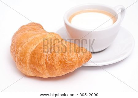 Cappuccino y Croissant