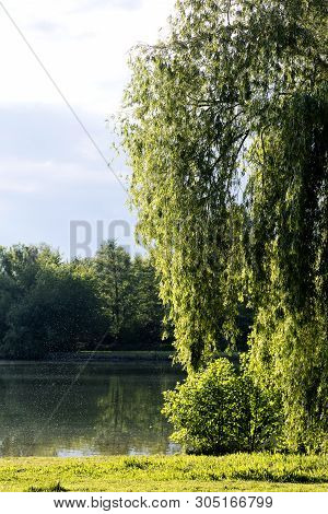 Beautiful Lake Wulfen Barkenberg Dorsten Background High Quality Prints Products 50,6 Megapixels