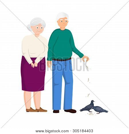 Vector Design Of Grandparents And Old Icon. Collection Of Grandparents And Man Stock Vector Illustra