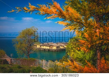 Bay Of The Bones, Museum On Water, Authentic Reconstruction Of The Pile Dwelling Settlement, Ohrid, 