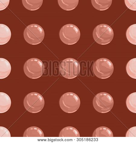 Dotted, Pop Art Background, Pop Art Pattern. Symbolic Background Of Art Of 1960s. Circle Art Round B