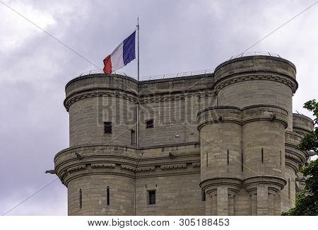 Vincennes, Val-de-marne, France - May 26: Chateau De Vincennes - Massive 14th And 17th Century Frenc