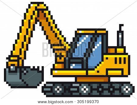 Vector Illustration Of Cartoon Makro - Pixel Design