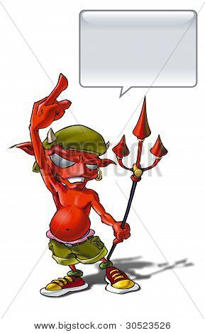 Malý ďábel s Trident