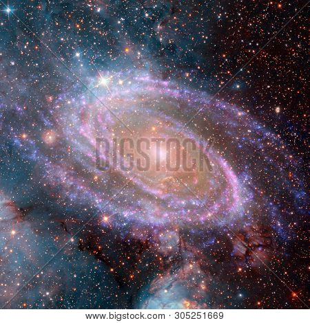 Awesome Beauty Of Starfield Somewhere In Deep Space. Elements Of This Image Furnished By Nasa